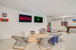 Mid-Century Escape w/ Hot Tub & Arcade Fun